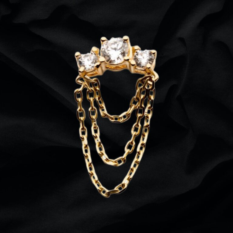 Gold Jewelry piercing photo