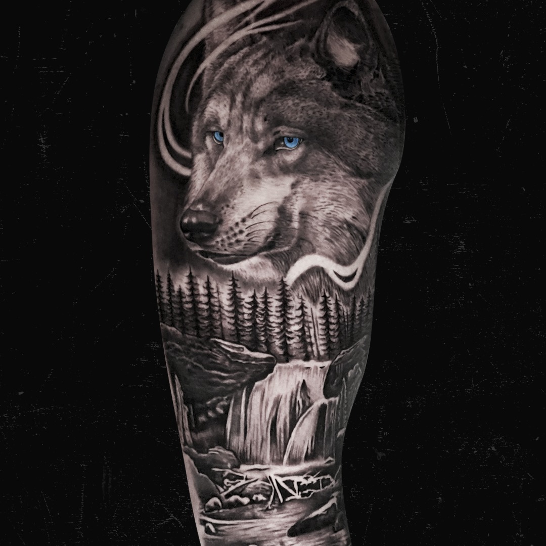 tattoo shop artist portfolio sample photo